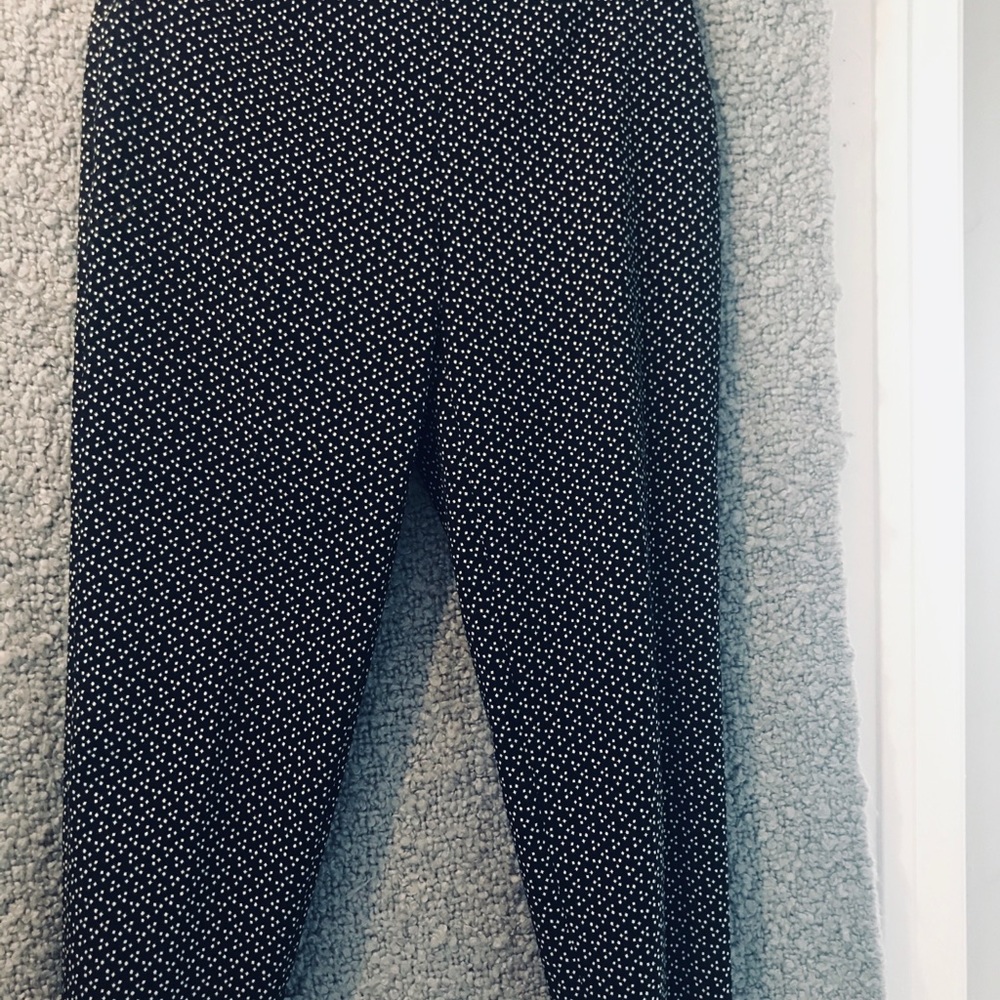 Piazza Sempione cotton/stretch black with dots